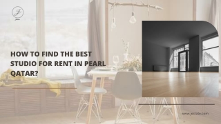 How To Find The Best Studio For Rent In Pearl Qatar