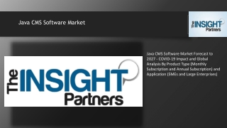 Java CMS Software Market 