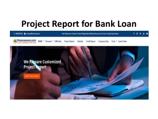 Project Report for Bank Loan