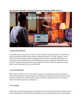Erp software UAE