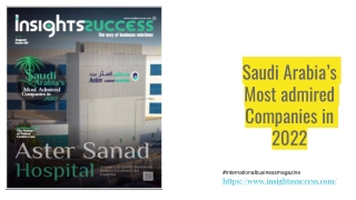 Saudi Arabia’s Most admired Companies in 2022