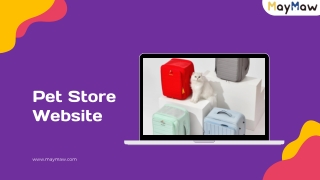 Pet Store Website | MayMaw | KitiFISH
