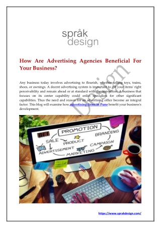 How Are Advertising Agencies Beneficial For Your Business