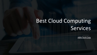 Tampa Cloud Computing Services