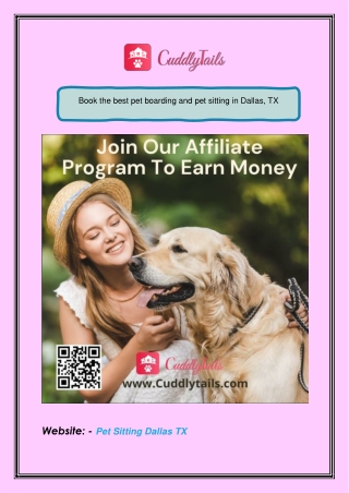 Book the best pet boarding and pet sitting in Dallas, TX