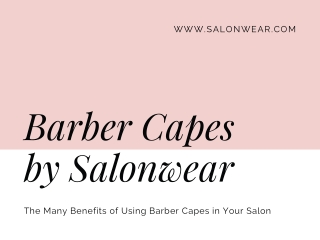 What Good Barber Capes Can Provide You?