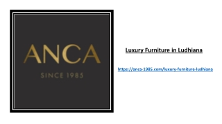 Luxury Furniture in Ludhiana