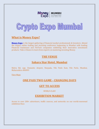 Crypto Expo Mumbai