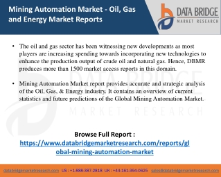 Mining Automation Market