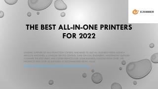 The Best All-in-One Printers for 2022