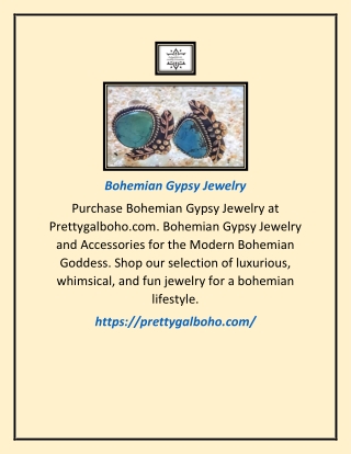 Bohemian Gypsy Jewelry