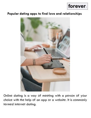 Popular dating apps to find love and relationships