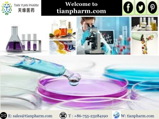 Get API Manufacturer at Tianpharm