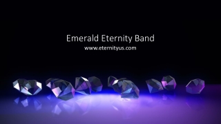 Buy Emerald Eternity Band Online - www.eternityus.com