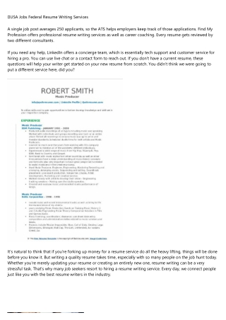 Does Your resume writer professional Pass The Test? 7 Things You Can Improve On
