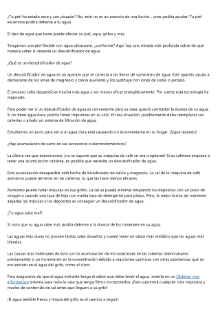 Senales de que tienes agua dura en tu vivienda y igual necesitas un descalcifica