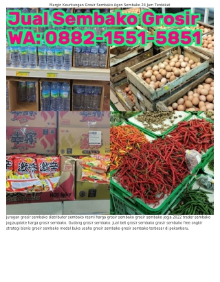 0882·l55l·585l (WA) Grosir Sembako Wilayah Klaten Cari Grosir Sembako Murah