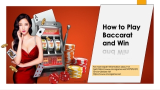 How to Play Baccarat and Win