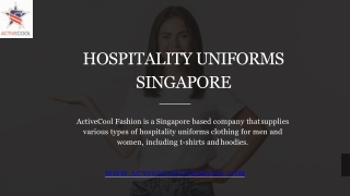 Hospitality Uniforms Singapore