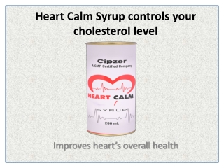 Heart Calm Syrup is Best Heart Care Syrup beneficial in hypertension, blocked ve