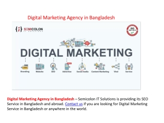 Digital Marketing Agency in Bangladesh