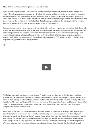 5 Laws Anyone Working in resume writing website Should Know