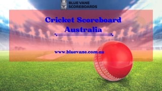 #1 Cricket Scoreboard in Australia- Buy from Blue Vane Scoreboards