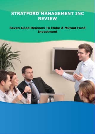 Seven Good Reasons To Make A Mutual Fund Investment
