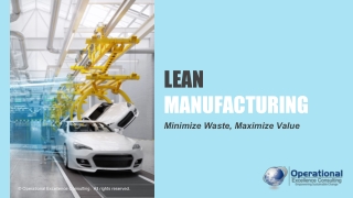 Lean Manufacturing