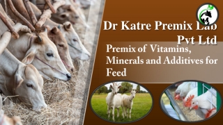 Premix of vitamins, minerals and additives for feed by Dr Katre Premix Lab Pvt Ltd
