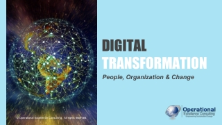 Digital Transformation: People, Organization & change