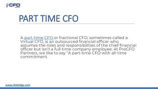 Part time cfo