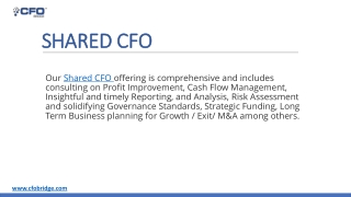 Shared cfo