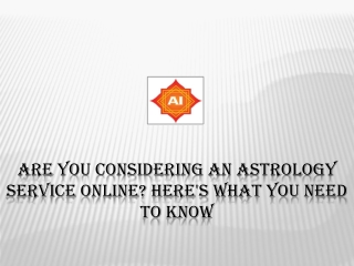 Are You Considering An Astrology Service Online? Here's What You Need To Know