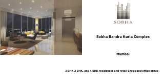 Sobha Bandra Kurla Complex Mumbai | E-Brochure