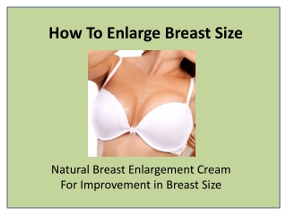 Big BXL Breast Growth Cream