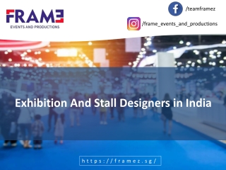 Exhibition And Stall Designers in India