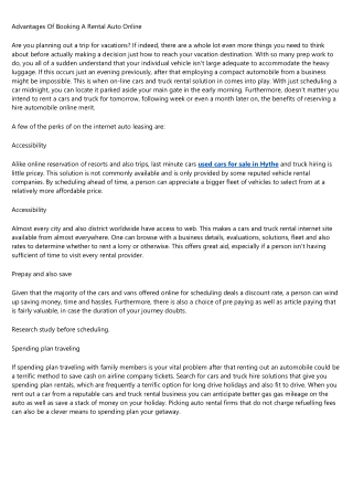 What I Wish I Knew a Year Ago About used cars for sale in Hythe