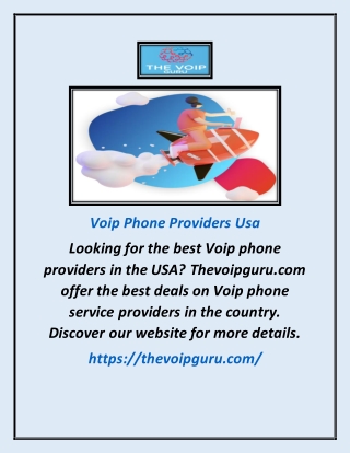 Voip Phone Providers Usa | Thevoipguru.com