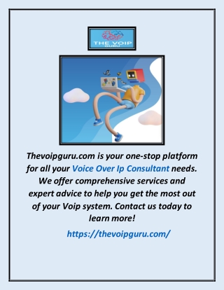 Voice Over Ip Consultant | Thevoipguru.com