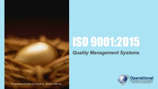 ISO 9001:2015 (Quality Management Systems) Awareness Training