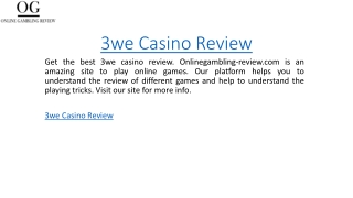 3we Casino Review Onlinegambling-review.com