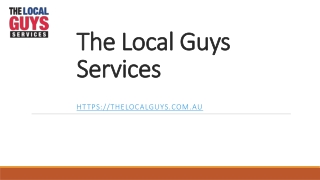 Franchise for Sale Melbourne | Thelocalguys.com.au