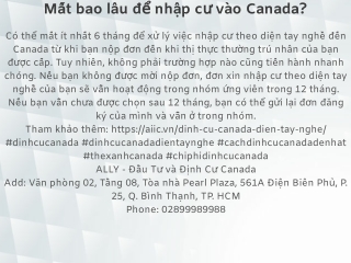 How long does it take to immigrate to Canada?