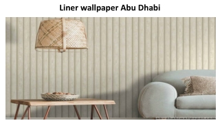 Best Liner wallpaper Abu Dhabi