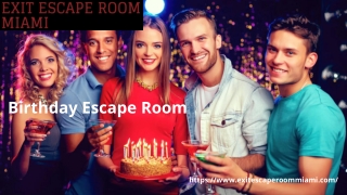 Birthday Escape Room