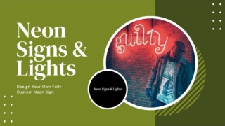 Personalize Your Room With Customised Neon Signs & Lights