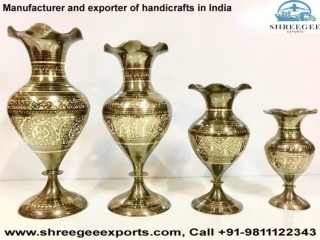 Manufacturer And Exporter Of handicrafts, candle holder, barware, planter, vases
