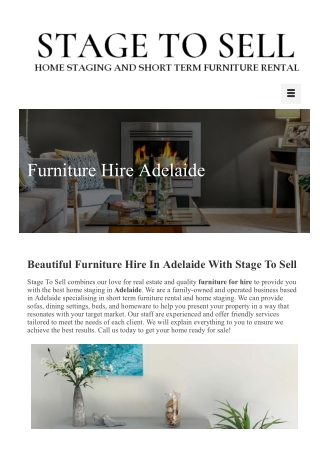 Furniture Hire Adelaide