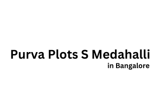 Purva Plots S Medahalli Bangalore E brochure